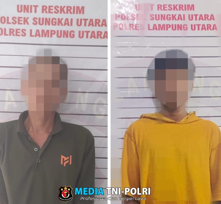Dalam Sehari Dua Pelaku Curat di Sungkai Utara Diamankan Polisi