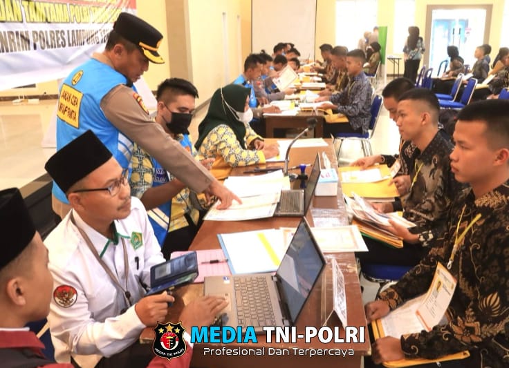 361 Peserta Calon Anggota Polri Jalani Rikmin di Polres Lampung Tengah