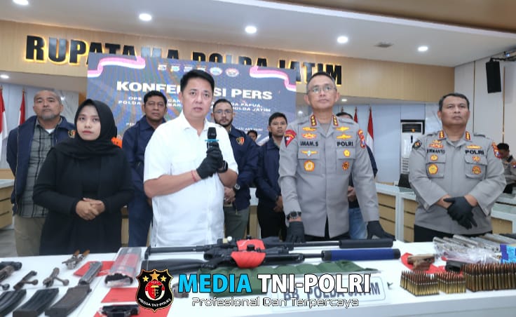 Polda Jatim Berhasil Gagalkan Penyelundupan Senjata di Bojonegoro Diduga Untuk KKB Papua