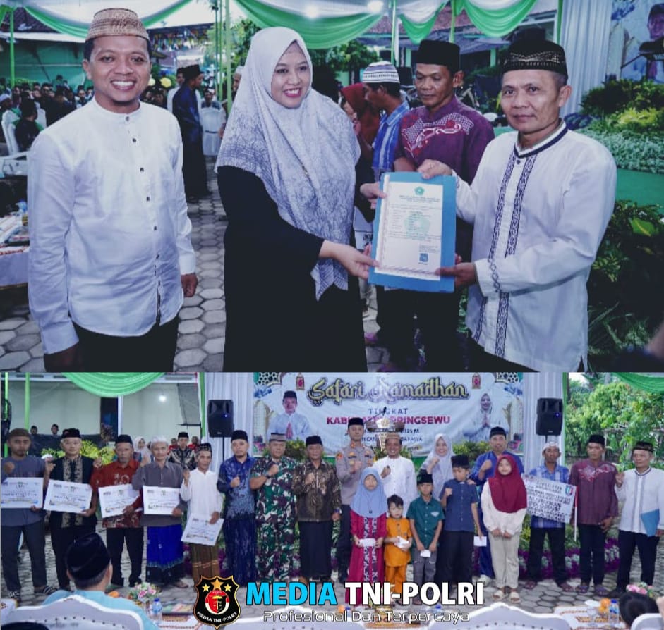 Safari Ramadan di Kecamatan Ambarawa, Bupati & Wakil Bupati Pringsewu Serahkan Bantuan