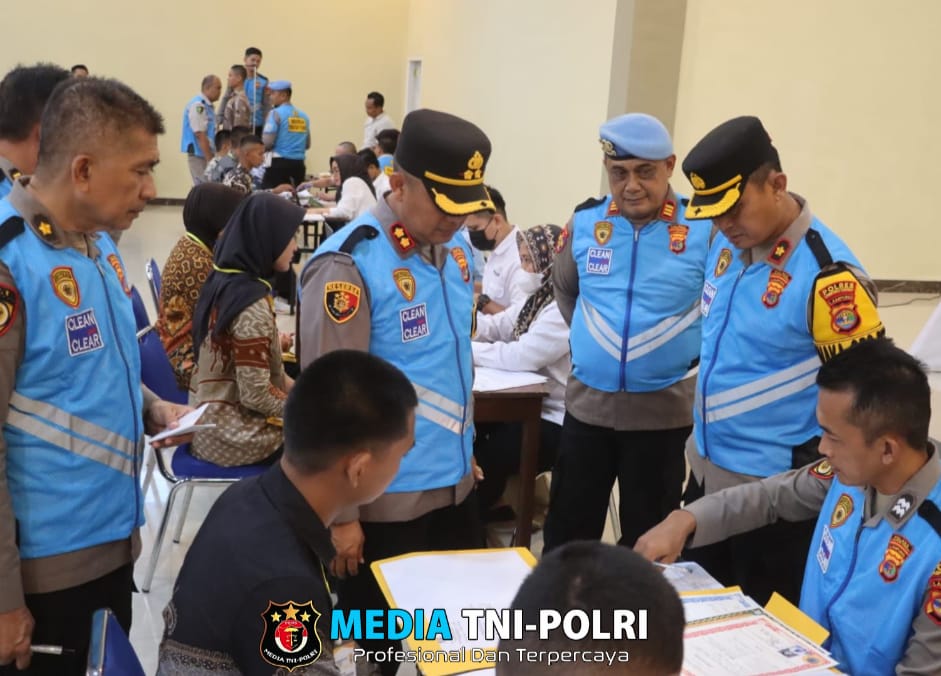 Hari Kedua, Kapolres Lampung Tengah Tinjau Langsung Pelaksanaan Rikmin Penerimaan Calon Anggota Polri T.A 2025