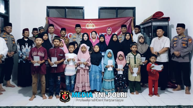 Safari Ramadhan,Kapolres Mesuji Bersama Ketua Bhayangkari dan Para PJU Laksanakan Kunker ke- Mapolsek Simpang Pematang