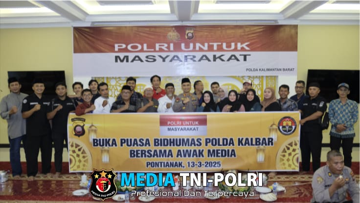Polda Kalbar Laksanakan Buka Puasa Bersama Dewan Pers, Pimpinan Redaksi Media, dan Wartawan Kalimantan Barat