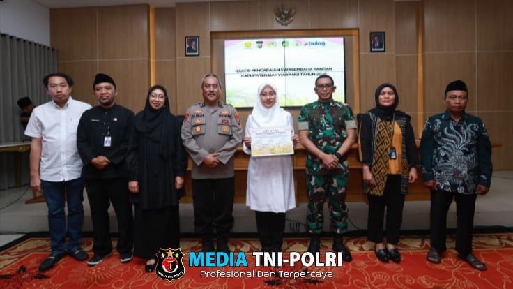 Dandim 0825/Banyuwangi Bersama Forkopimda Ikuti Rakor Swasembada Pangan di Pemda
