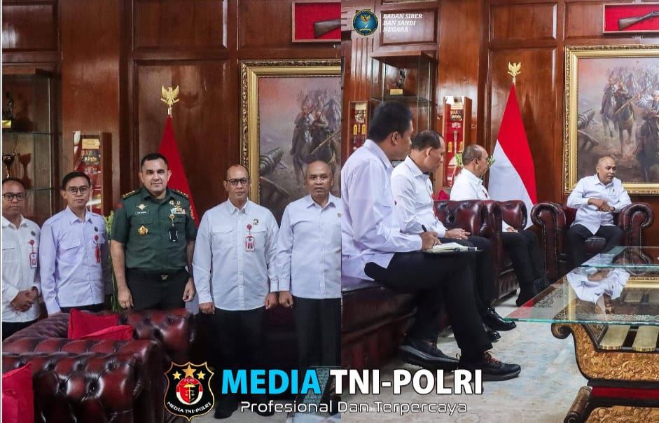 Kepala BSSN  Adakan Aundiensi Tentang Ketahanan Siber Nasional dengan Menteri Pertahanan