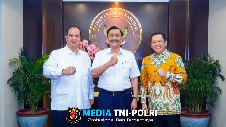 Bertemu Ketua Dewan Ekonomi Nasional (DEN), Bamsoet Ajak Seluruh Elemen Bangsa Wujudkan Pertumbuhan Ekonomi Sebesar 8 Persen