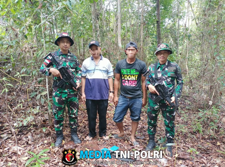 Satgas Pamtas Yonkav 12/BC Amanakan PMI Non Prosedural