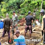 Sinergi Babinsa Kedung Banteng dan Masyarakat, Gotong Royong Bangun Rumah Warga
