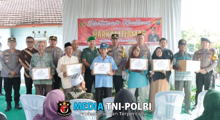 Polres Nganjuk Gelar Silaturahmi Kamtibmas dan Baksos untuk Lansia di Bulan Ramadhan