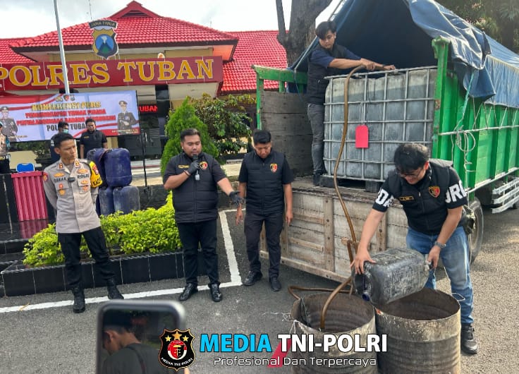 Polres Tuban Berhasil Gagalkan Penyalahgunaan BBM, Amankan 3,5 Ton Solar Bersubsidi