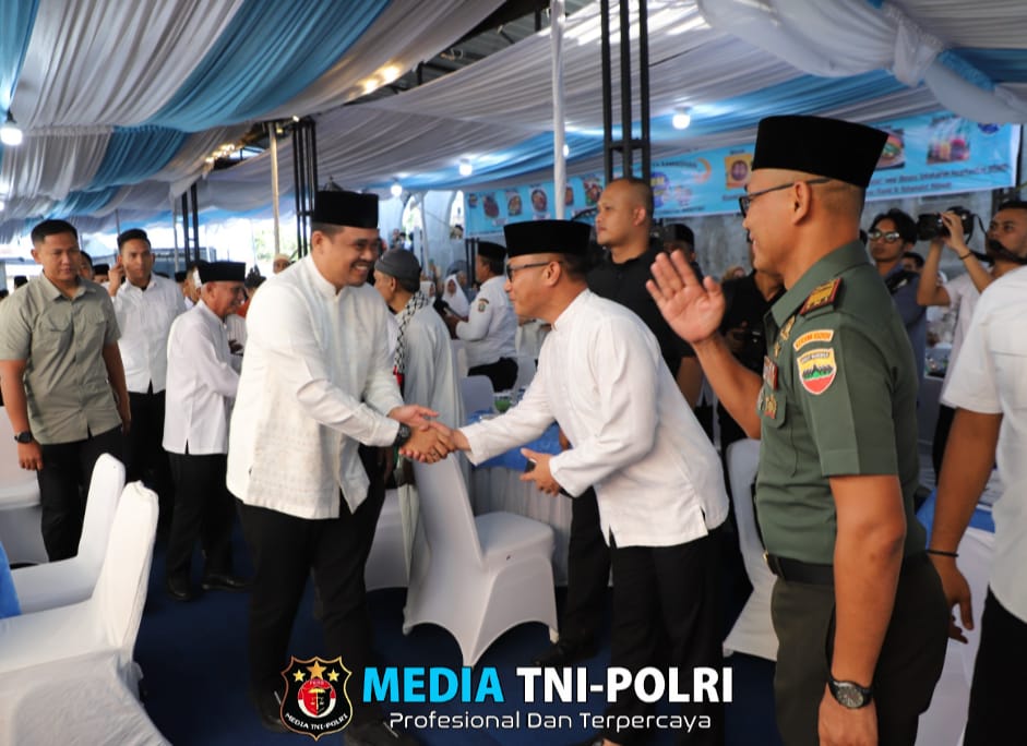 Kasdam I/BB Hadiri Safari Ramadhan Pemprov Sumut di Medan Denai