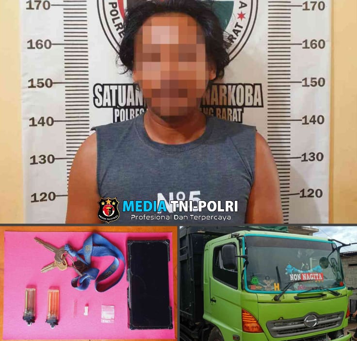 Kedapatan Miliki Sabu, Seorang Pria Sedang Berada di Lapak Singkong Diamankan Sat Res Narkoba Polres Tulang Bawang Barat