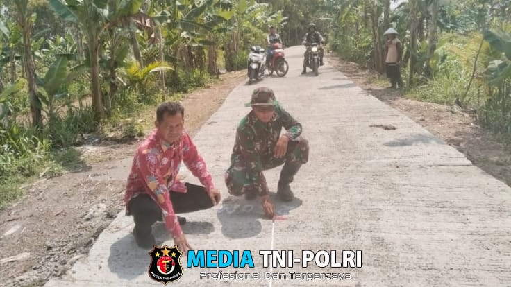 Cor Beton Sesuai Harapan Satgas TMMD