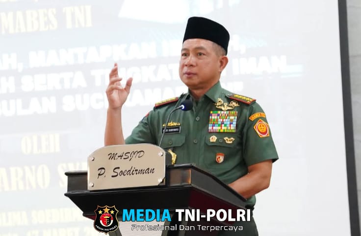 Panglima TNI Hadiri Peringatan Nuzulul Quran 1446 H/2025 M di Mabes TNI