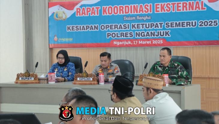 Polres Nganjuk Gelar Rakor Lintas Sektoral Jelang Operasi Ketupat Semeru 2025
