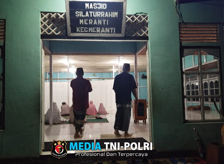 Polsek Meranti Amankan Ibadah Sholat Tarawih