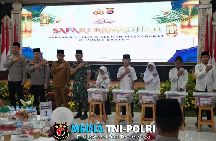 Pererat Silaturahmi, Kapolri Buka Puasa Bersama Tokoh Ulama dan Elemen Masyarakat Banten