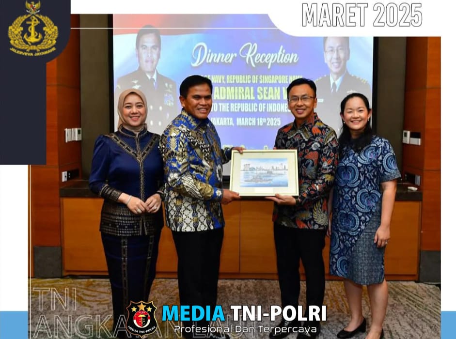 TNI Gelar Dinner Reception Bersama Republic Of Singapore Navy di Jakarta