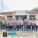 Komitmen Kuatkan Sinergitas TNI-Polri, Kapolres Tulang Bawang Barat Pimpin Apel Bersama di Polsek Tumijajar