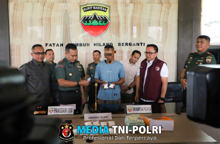 Kodam I/BB Amankan Narkoba Jenis Sabu Seberat 1 Kg