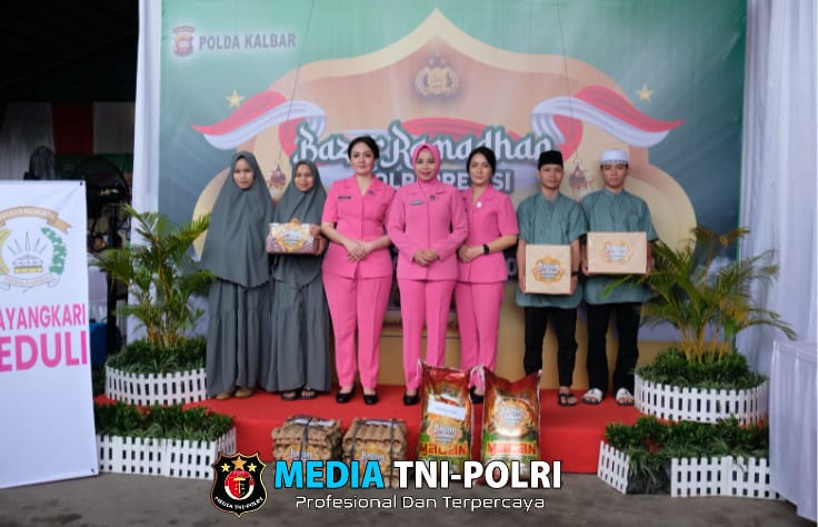 Polda Kalbar Gelar Bazar Presisi, Pererat Hubungan dengan Masyarakat dan Panti Asuhan