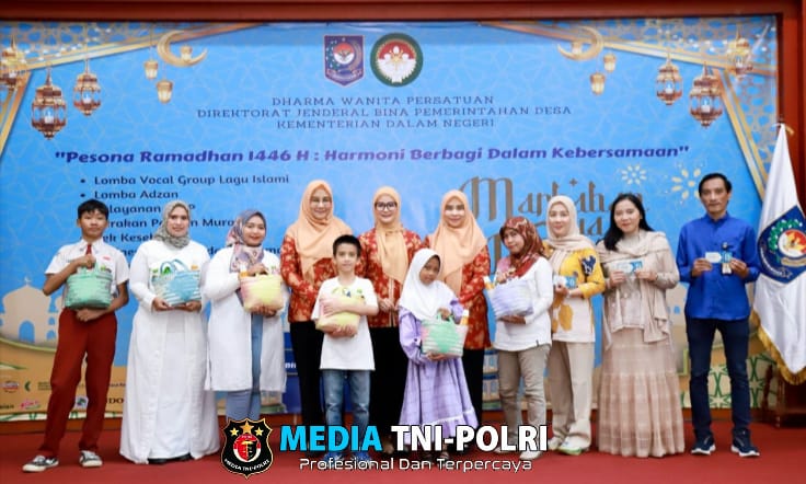 Pesona Ramadan 1446 Hijriah, DWP Ditjen Bina Pemdes Kemendagri Gelar Bazar dan Bakti Sosial