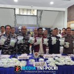 TNI AL Musnahkan Barang Bukti 60.000 Butir Pil Ekstasi di Mako Lantamal IV