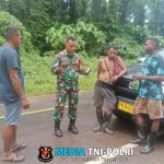 Babinsa Kwatisore Ciptakan Keakraban dengan Warga Binaan melalui Komsos