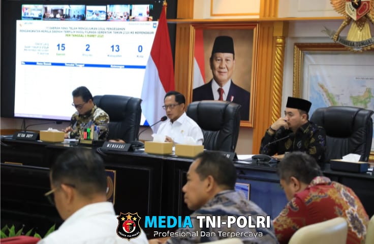Mendagri Dorong Pemda yang Laksanakan PSU Perkuat Koordinasi dan Intensifkan Persiapan