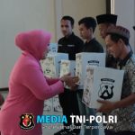 Polres Nganjuk Bagikan 1.618 Paket Parcel Lebaran untuk Anggota dan Masyarakat