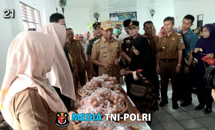 Pemkab Pringsewu & Kodim 0424 Gelar GPM Bersubsidi & Bazar Ramadan TNI di GSG Kecamatan Gadingrejo