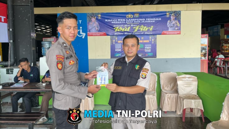 Ops Ketupat Krakatau 2025, Si Dokkes Polres Lampung Tengah Gelar Patroli Kesehatan ke Pos Pengamanan