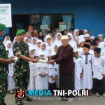 Kodim 0819/Pasuruan Salurkan Zakat kepada Yayasan Panti Asuhan Yatim Al-Barokah