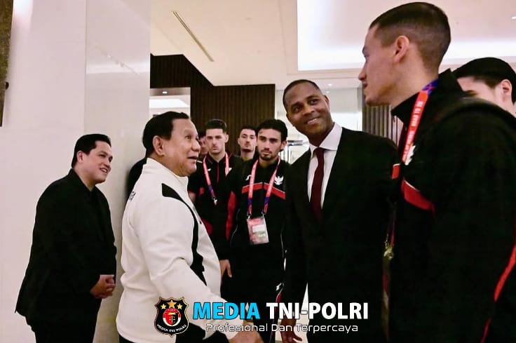 Presiden Prabowo Sambangi Timnas Indonesia Jelang Laga Lawan Bahrain, Beri Semangat Langsung