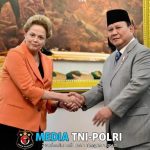 Presiden Prabowo Terima Kunjungan Kehormatan Presiden NDB Dilma Rousseff di Istana Merdeka