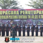 Pangdam Tanjungpura Tutup Resmi Dikmaba TNI AD Gel. II Tahun 2024 dan Lantik 381 Prajurit Bintara
