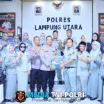 Kapolres Lampung Utara Menerima Kunjungan Silaturahmi Keluarga Besar Putra Putri Polri