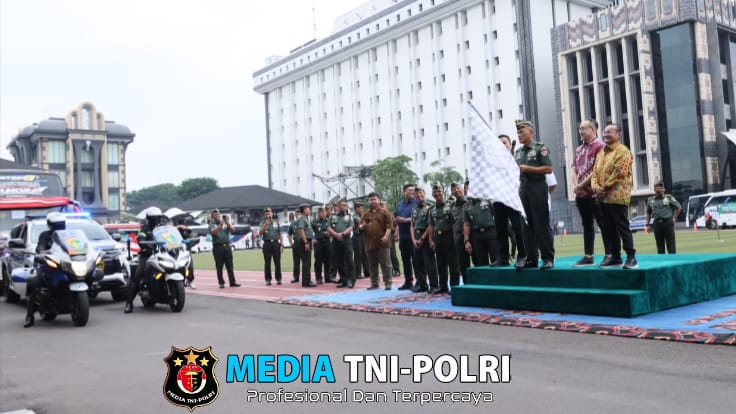 Lepas Ribuan Pemudik, TNI AD Lestarikan Tradisi Mudik Bersama Mabesad