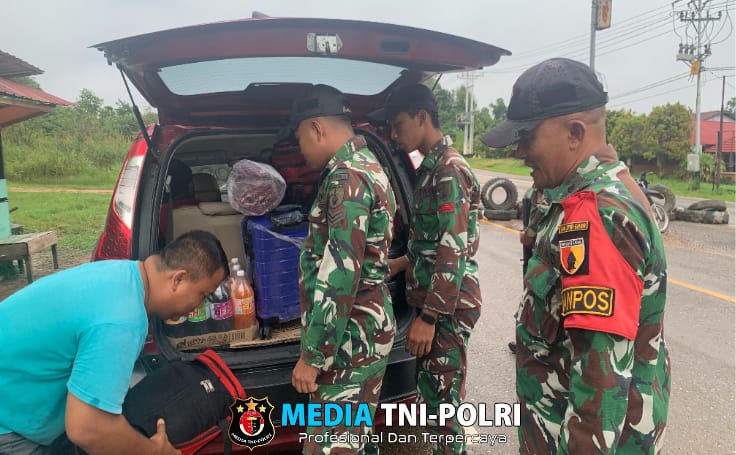 Tingkatkan Keamanan, Satgas Pamtas Yonzipur 5/ABW Perketat Sweeping di Perbatasan Jelang Hari Raya Idul Fitri