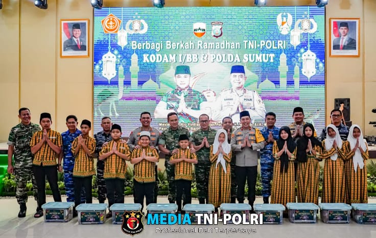 Berbagi Berkah Ramadhan TNI – Polri di Kota Medan