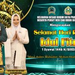 Dandim 0819/Pasuruan dan Ketua Persit Kartika Chandra Kirana Cabang XXXIII Sampaikan Ucapan Selamat Idul Fitri 1446 H Mohon Maaf Lahir Batin