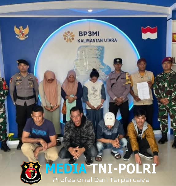 Satgasmar Pam Ambalat XXX Gagalkan Penyeberangan Pekerja Migran Indonesia Ilegal
