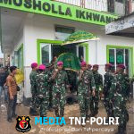 Aksi Tanggap Darurat Pleton Siaga Bencana Yonif 7 Marinir