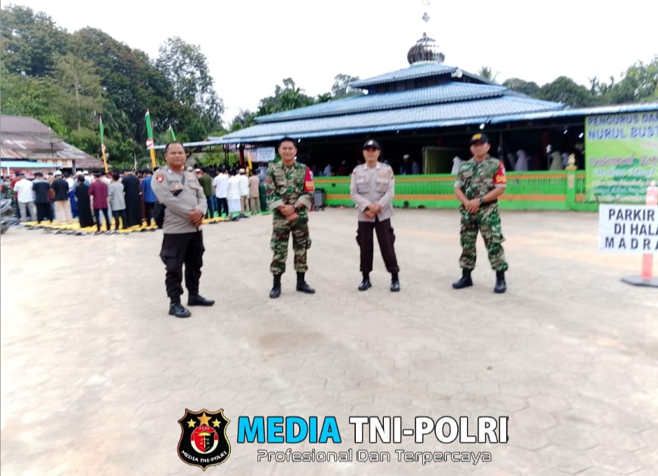 TNI-Polri Amankan Shalat Idul Fitri di Mempawah Hulu