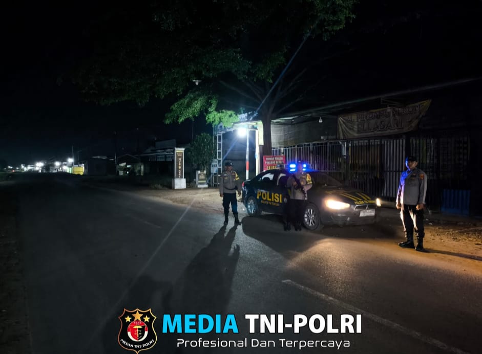 Polsek Tulang Bawang Tengah Rutin Laksanakan Patroli Rumah Kosong, Berikan Imbauan untuk Warga