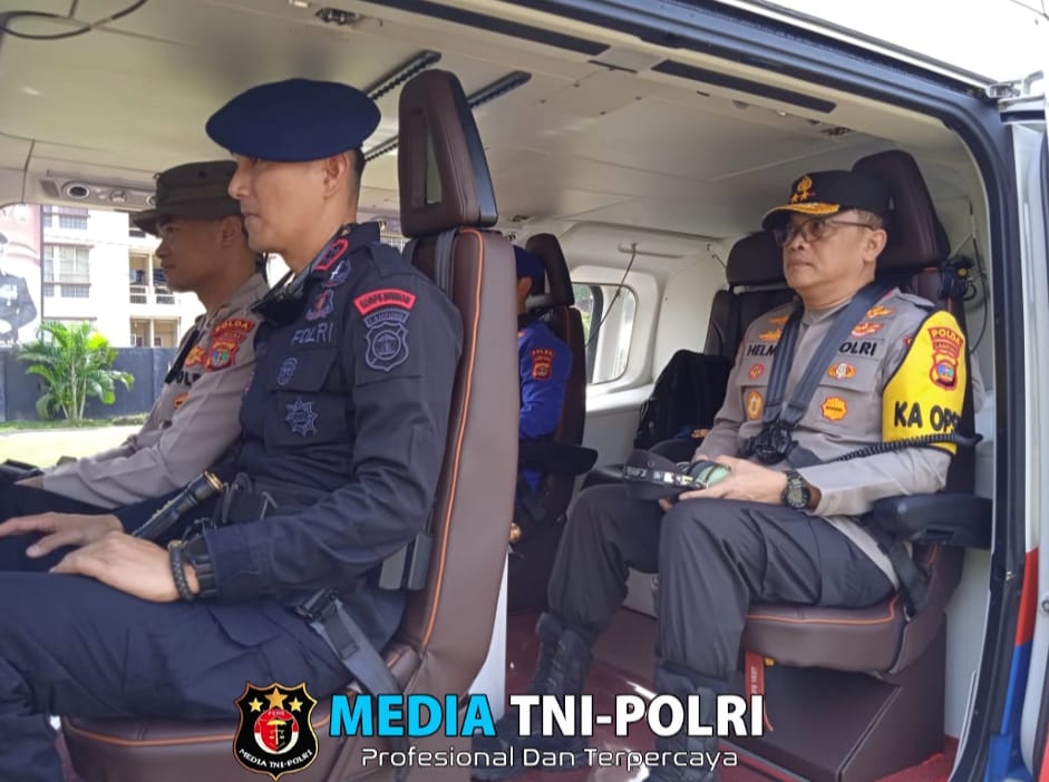 Kapolda Lampung Pantau Arus Mudik Lewat Udara, Pastikan Jalur Lancar dan Aman