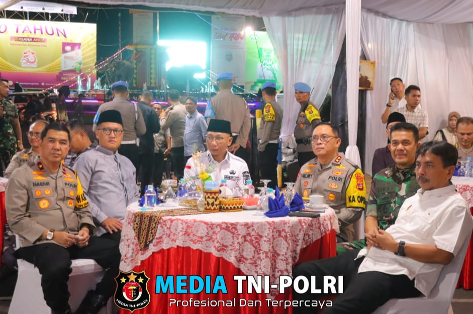 Kapolda Lampung Bersama Forkopimda Provinsi Lampung Monitoring Keamanan Malam Takbiran Idul Fitri 1446 H/2025 M