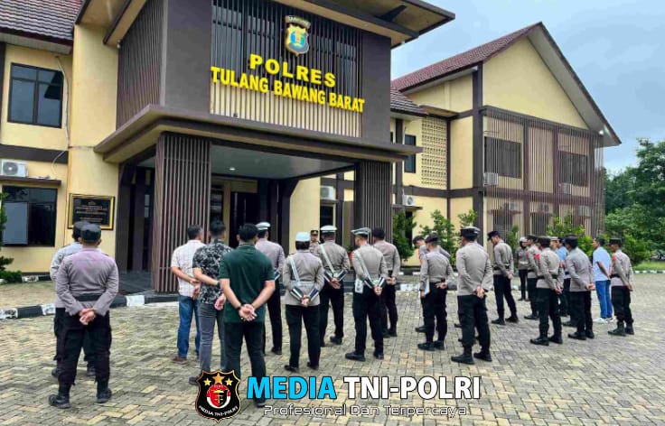 Polres Tulang Bawang Barat laksanakan Apel Pagi Konsolidasi Operasi Ketupat 2025