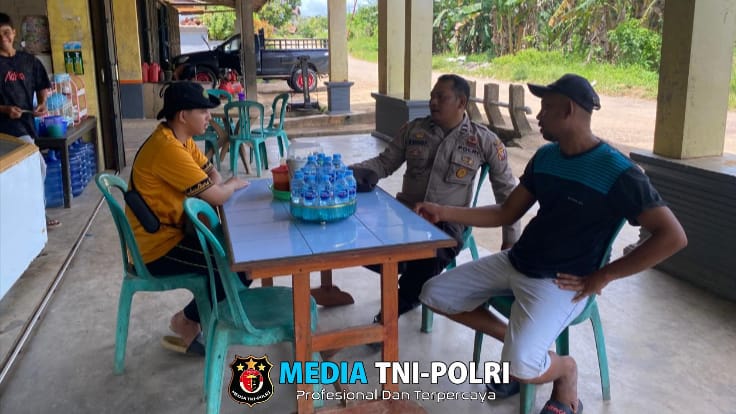 Patroli Dialogis Personel Polsek Meranti Sampaikan Pesan Kamtibmas Kepada Warga