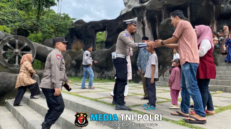 Tempat Wisata Mulai Ramai Didatangi Pengunjung, Polres Tulang Bawang Barat dan Jajaran Pastikan Keamanan